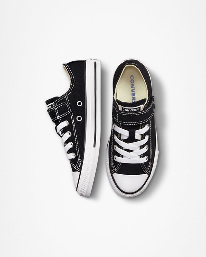 Tenisky Nizke Converse Chuck Taylor All Star Easy-On Dievcenske Čierne Béžové Biele | SK L11ADY3